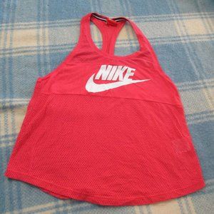 NIKE MESH RACERBACK TANK TOP SIZE MEDIUM